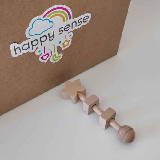 3 lü Çıngırak Seti Ahşap Oyuncak