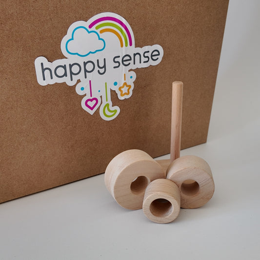 Dİzim-Dikey Daire Ahşap Oyuncak