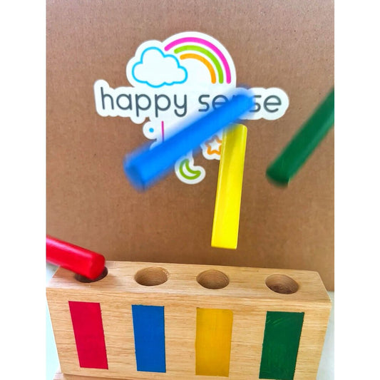 Zıplayan Çubuklar Ahşap Oyuncak